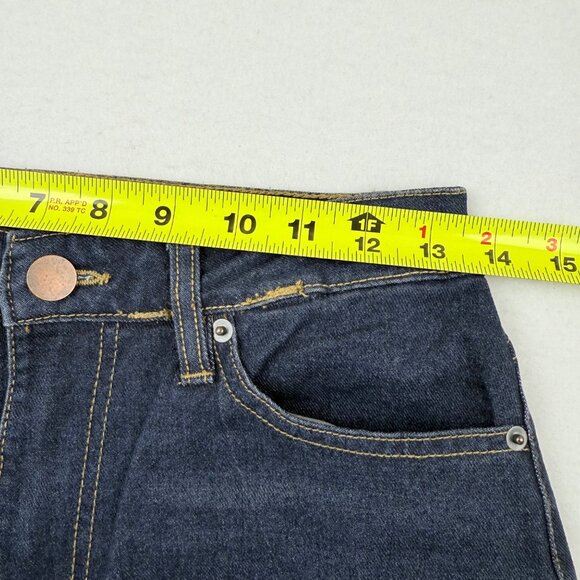 Black Tape Women's Maya Relaxed Flare High Rise Stretch Blue Jeans Size 27 NWOT - Picture 7 of 10